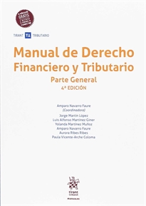Books Frontpage Manual de Derecho Financiero y Tributario Parte General 4ª Edición 2018