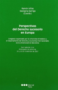 Books Frontpage Perspectivas del derecho sucesorio en Europa