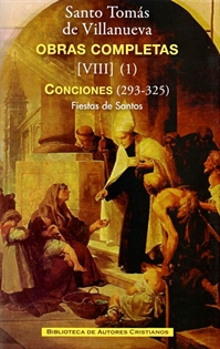 Books Frontpage Obras completas de Santo Tomás de Villanueva. VIII-1: Conciones 293-325. Fiestas de Santos
