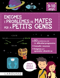 Books Frontpage Enigmes i problemes de mates per a petits genis (9-10 anys)