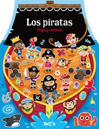 Books Frontpage Casitas - Los piratas pega y colorea