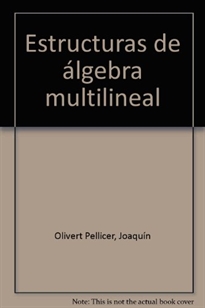 Books Frontpage Estructuras de álgebra multilineal