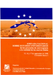 Books Frontpage Jornada nacional sobre estudios universitarios