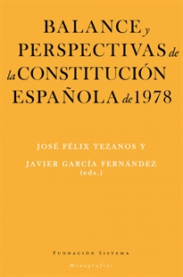 Books Frontpage Balance y perspectivas de la Constitución española de 1978