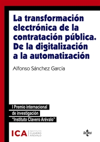 Books Frontpage La transformación electrónica de la contratación pública. De la digitalización a la automatización