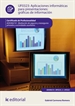 Front pageAplicaciones informáticas para presentaciones: gráficas de información. ADGN0210 - Mediación de seguros y reaseguros privados y actividades auxiliares