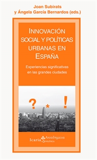 Books Frontpage Innovación Social Y Políticas Urbanas En España