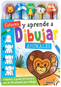 Books Frontpage Colorea y aprende a dibujar animales