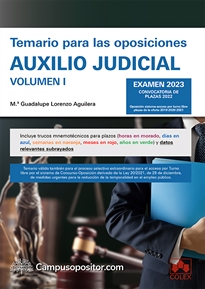 Books Frontpage Temario para las oposiciones de Auxilio judicial 2023 (I)