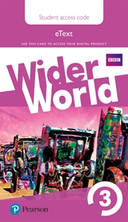 Books Frontpage Wider World 3 Ebook Students' Access Card