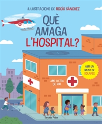 Books Frontpage Què amaga l'hospital? Llibre amb solapes