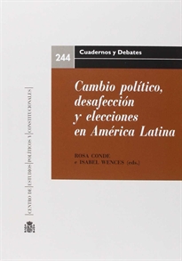 Books Frontpage Cambio político, desafección y elecciones en América Latina