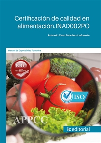 Books Frontpage Certificación de calidad en alimentación. INAD002PO