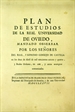 Front pagePlan de Estudios de la Real Universidad de Oviedo, 1774. Reales órdenes