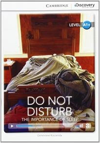 Books Frontpage Do Not Disturb: The Importance of Sleep High Beginning Book with Online Access