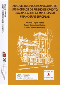 Books Frontpage Análisis del poder explicativo de los modelos de riesgo de crédito: una aplicación a empresas no financieras europeas