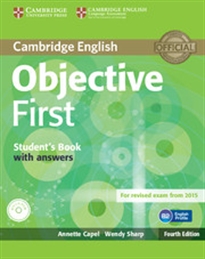 Books Frontpage Objective First for Spanish Speakers Workbook with Answers with Audio CD