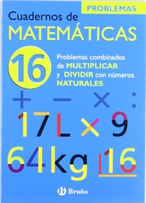 Books Frontpage 16 Problemas combinados de multiplicar y dividir con números naturales