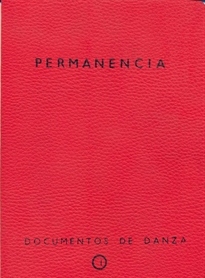 Books Frontpage Permanencia. Documentos de danza nº1