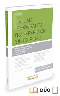 Books Frontpage Calidad democrática, transparencia e integridad (Papel + e-book)