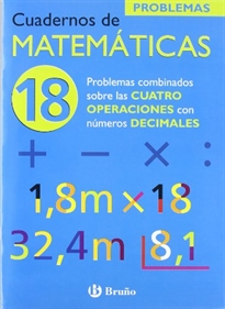 Books Frontpage 18 Problemas combinados sobre las cuatro operaciones con números decimales