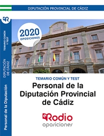 Books Frontpage Personal de la Diputación Provincial de Cádiz. Temario común y test