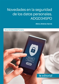 Books Frontpage Novedades en la seguridad de los datos personales. ADGD345PO