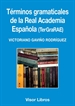 Front pageTérminos gramaticales de la Real Academia Española