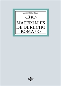 Books Frontpage Materiales de Derecho romano