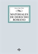 Front pageMateriales de Derecho romano