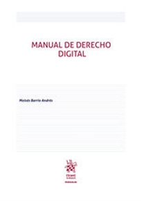 Books Frontpage Manual de Derecho Digital