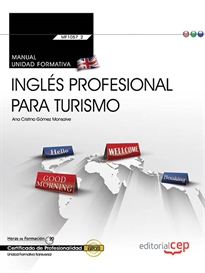Books Frontpage Manual. Inglés profesional para turismo (Transversal: MF1057_2). Certificados de Profesionalidad