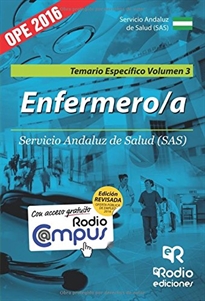 Books Frontpage Enfermero a del SAS. Temario Específico. Volumen 3