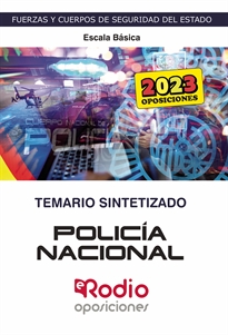 Books Frontpage Policía Nacional 2023. Escala básica. Todo el Temario Oficial SINTETIZADO en un libro.