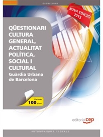 Books Frontpage Qüestionari Cultura General, Actualitat Política, Social i Cultural per a la Guàrdia Urbana de Barcelona