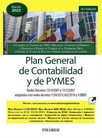 Books Frontpage Plan General de Contabilidad y de PYMES