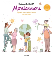 Books Frontpage Calendario Montessori 2024
