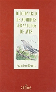 Books Frontpage Diccionario nombres vernaculos aves
