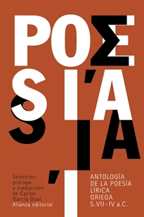 Books Frontpage Antología de la poesía lírica griega