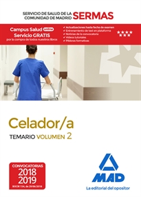 Books Frontpage Celador/a del Servicio de Salud de la Comunidad de Madrid. Temario Volumen 2