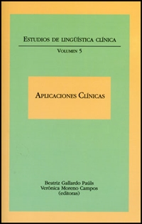 Books Frontpage Aplicaciones clínicas. Estudios de lingüística clínica