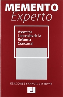 Books Frontpage Memento Experto Aspectos Laborales de la Reforma Concursal