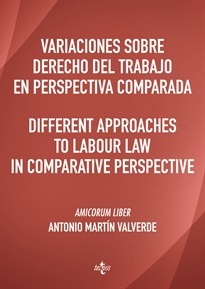 Books Frontpage Variaciones sobre Derecho del Trabajo en perspectiva comparada. Different approaches to Labour Law in comparative perspective