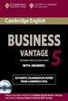 Front pageCambridge English Business 5 Vantage Self-study Pack (Student's Book with Answers and Audio CDs (2))