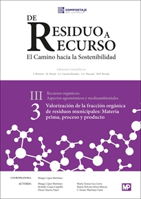 Books Frontpage Valoración de la fracción orgánica de residuos municipales: materia prima, proceso y producto III.3