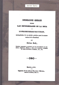 Books Frontpage Consideraciones generales sobre las enfermedades de la boca