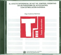 Books Frontpage El efecto diferencial de act vs. Control cognitivo en un paradigma de autocontrol con estimulación aversiva