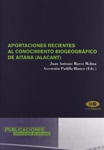 Books Frontpage Aportaciones recientes al conocimiento biogeográfico de Aitana (Alacant)