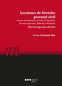 Books Frontpage Lecciones de Derecho procesal civil