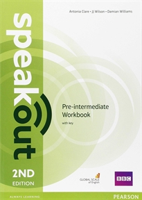 Books Frontpage Speakout Pre-Intermediate 2nd Edition Workbook With Key